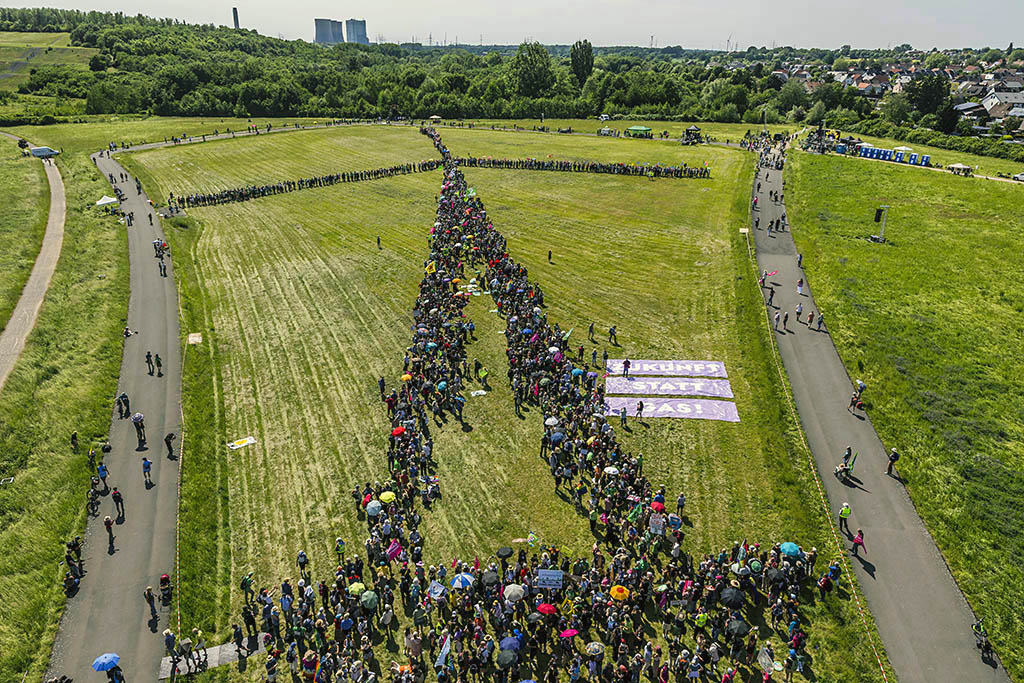 Klima Demonstration „Zukunft statt Gas – Energiewende verteidigen“ 